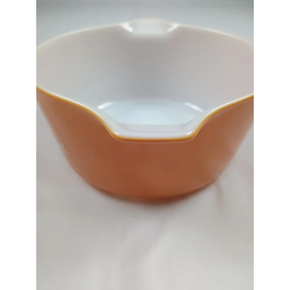 Vintage Pyrex Butterfly Gold Casserole Set 473-B 474-B With Lids No DWD Shiny